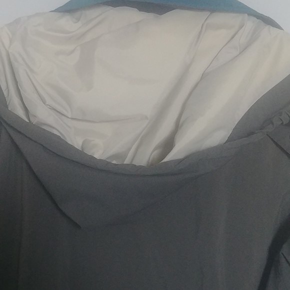 Vintage L.L.Bean Gore-Tek jacket EUC khaki grey and blue - Picture 7 of 15